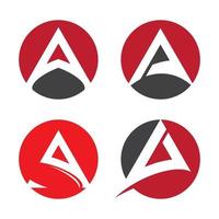 Letter a logo images vector