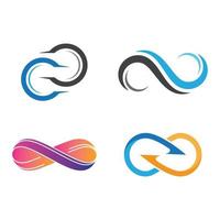 Infinity logo images vector