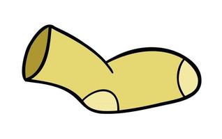 Cartoon Vector Illustration of One Sock