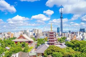 vista aérea, de, tokio, japón foto