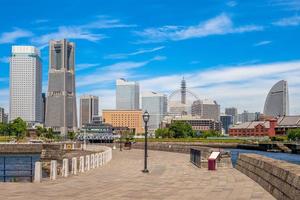 Scenery of Yokohama port at Zounohana terrace photo