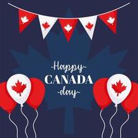 independence day canada vector