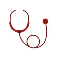 stethoscope on a white background vector