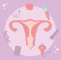 pregnancy icons bundle vector