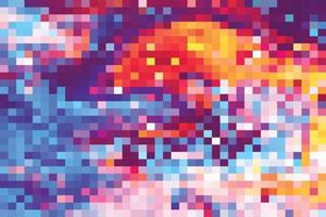 Abstract mosaic background vector