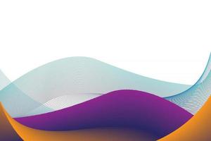 Abstract wave background vector