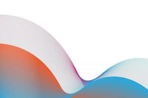 Abstract wave background vector