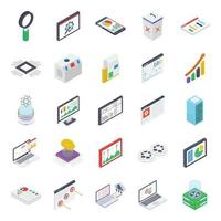 Trending Web Analytics vector