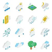 Weather and Atmosphere vector