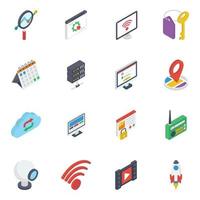 Seo and Web Elements vector