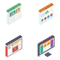 Website Layout Elements vector