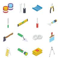 Construction Tools Equipment vector