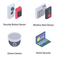 Home Security Gadgets vector