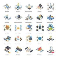 Cryptocurrency and Bitcoin Elements vector