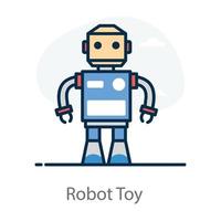 Robot Toy Humanoid vector