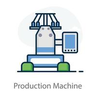 Electric Production Machine vector
