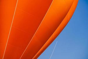 Balloon on blue sky background photo