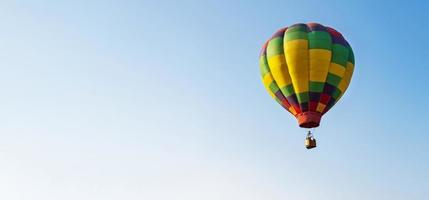 Balloon on blue sky photo