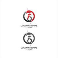 number 75 logo design and concept with flag logo design set vector