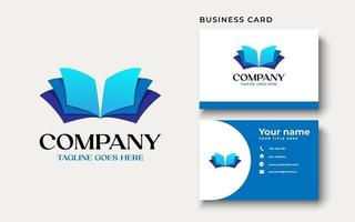 Book Logo Template Vector Illustration