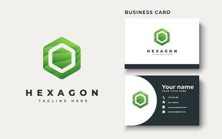 inspiración de diseño de logotipo hexagonal, ilustración vectorial vector