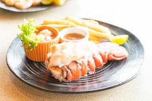 Lobster steak with vegetable photo