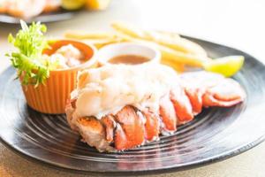 Lobster steak with vegetable photo