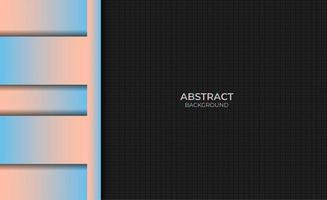 Abstract Modern Blue Orange Gradient Color Background Design Style vector