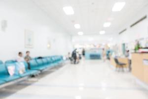 Blur hospital background photo