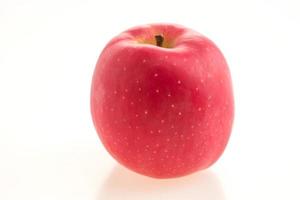 fruta de manzana en blanco foto