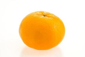 Orange fruit on white photo