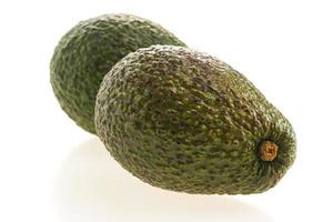 Avocado fruit on white photo