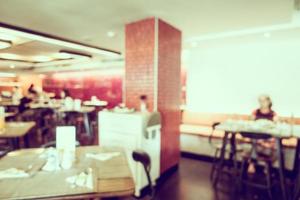 Blur restaurant interior photo