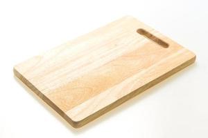 Brown wooden cutting board photo