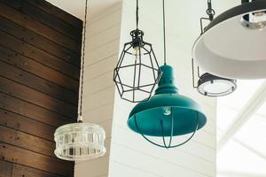 Vintage ceiling light lamp photo