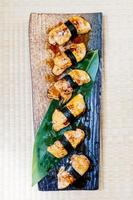 Foie gras sushi set photo