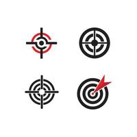 Target icon vector