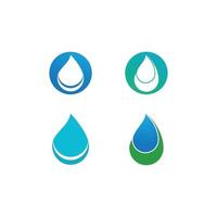 logotipo de gota de agua vector