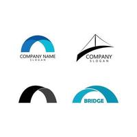 Bridge Logo Template vector