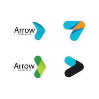 Arrow ilustration logo vector