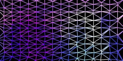 Light blue, red vector triangle mosaic background.