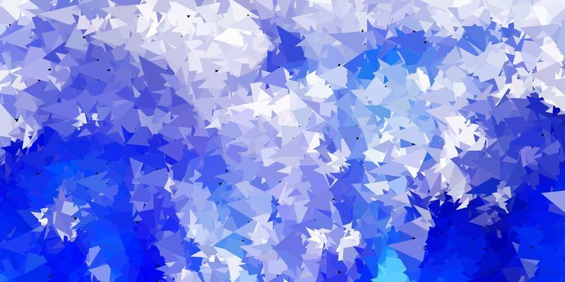 Light blue vector abstract triangle pattern.