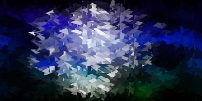 Dark multicolor vector triangle mosaic background.