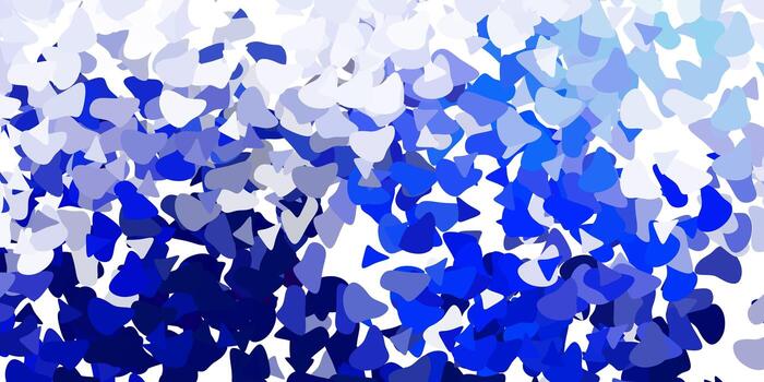 Light blue vector pattern with abstract shapes.