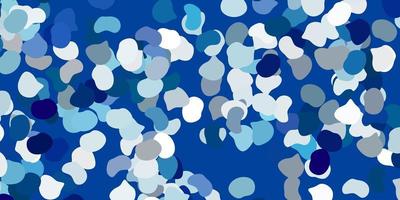 Light blue vector pattern with abstract shapes.