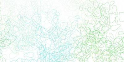 Light green vector backdrop with chaotic shapes.