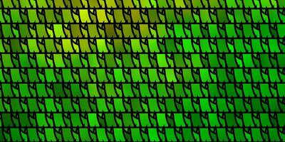 Light Green, Yellow vector backdrop with lines, triangles.