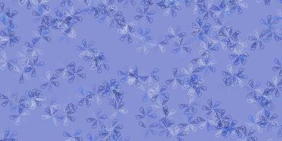 Light blue vector abstract background with leaves.