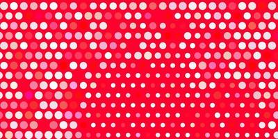 Light red vector backdrop with dots.