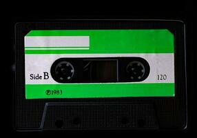 Vintage compact cassette tape photo